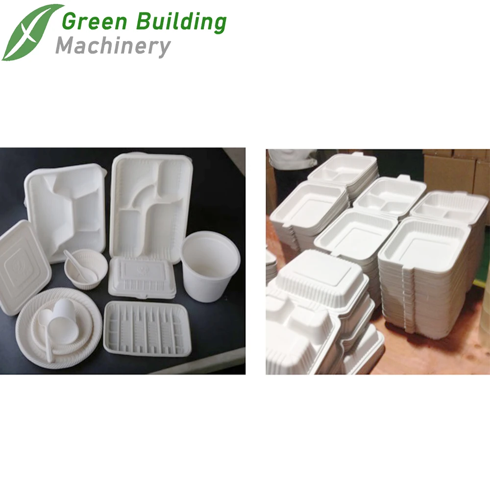 Degradable lunch box food grade utensilPSP and corn starch production line produce degradable and environment-friendly tableware