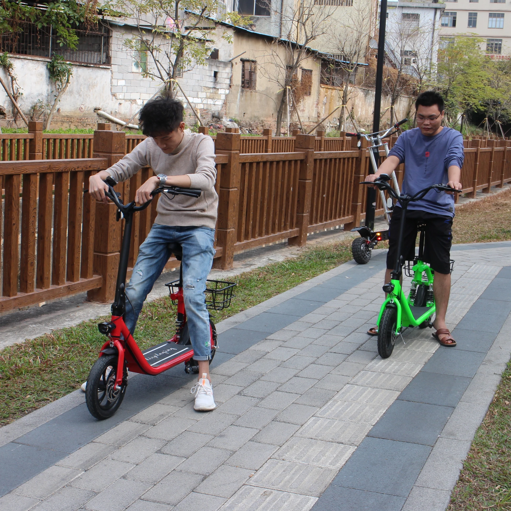 Sports Light Weight Folding Electric Bike for Adult Electric Scooter with Seat for Adult EBike Mini Bicycles Electric Moped