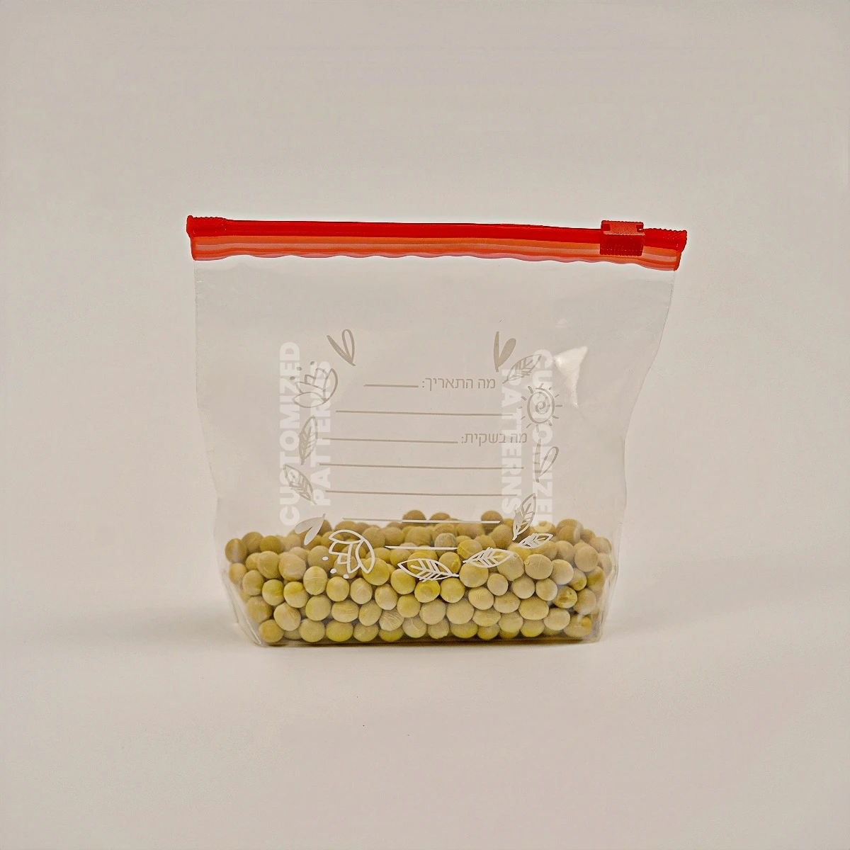 wholesale ziplock Slider bag Food Packaging freezer zipper slider bag custom freezer stand up ziplock bag