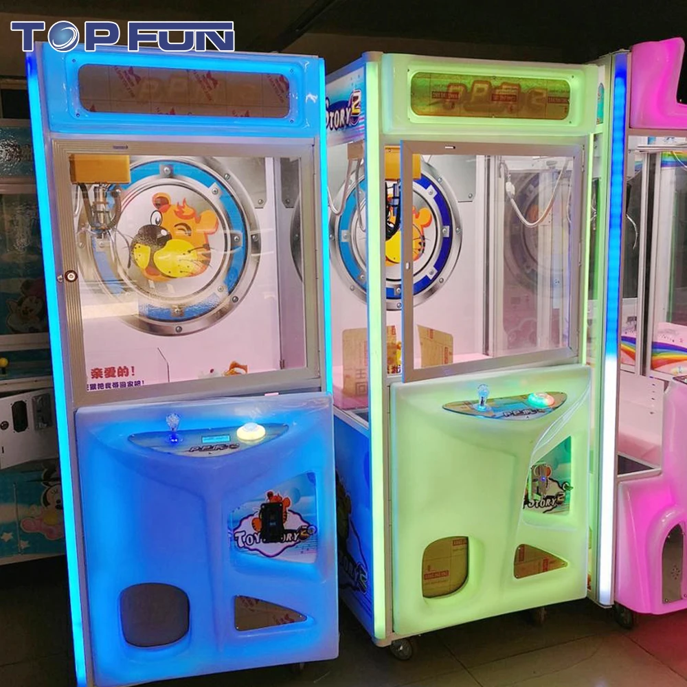 Factory Direct Supply Small Toys Plush Doll Crane Machine Playground Game Center Coin Operated Crane Claw Machine For Sale