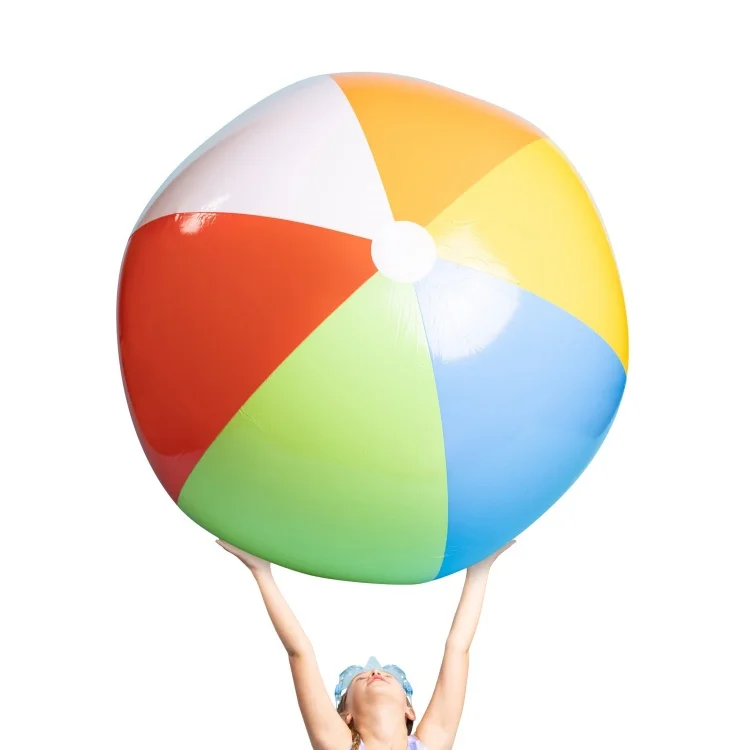 Wholesale Big size 6 colours  Inflatable Beach Balls Globe ball Pool Toys Balls for Pool Beach Summer Pool Party