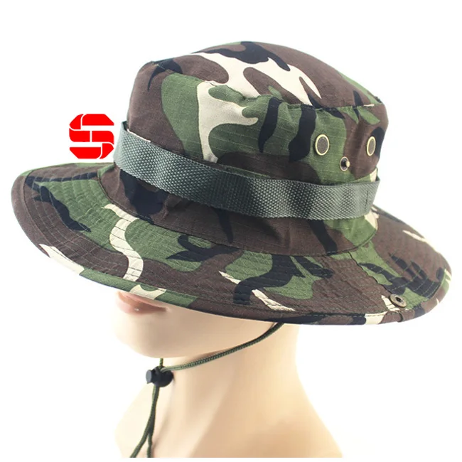 Оптовая продажа, уличные рыболовные кепки унисекс, хлопковая Панама, шляпа от солнца, рыбака, шляпа для охоты на открытом воздухе, шляпы с пользовательским логотипом