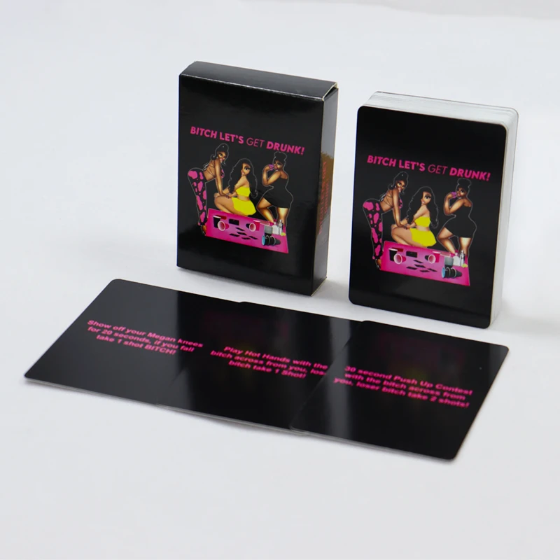 OEM manufacture interesting girls night card games party entertainment drinking card game for girls