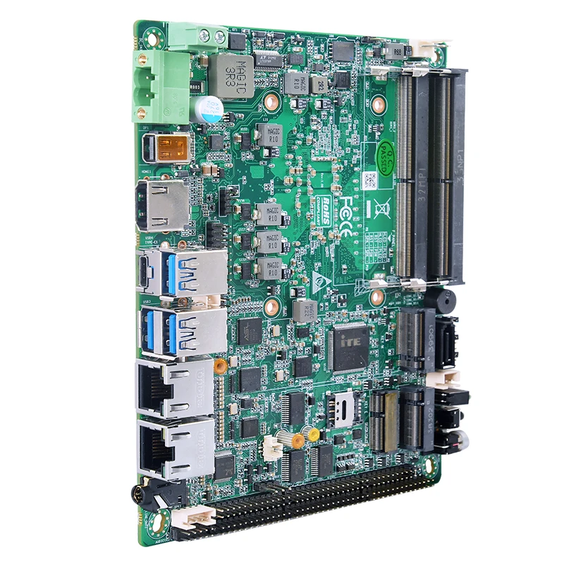 Zunsia Z3.5 inch Embedded Industrial Motherboard 2LAN Intel 12th 13th Gen I3 I5 I7 6COM 2*DDR5 64GB SSD X86 Computer Mainboard