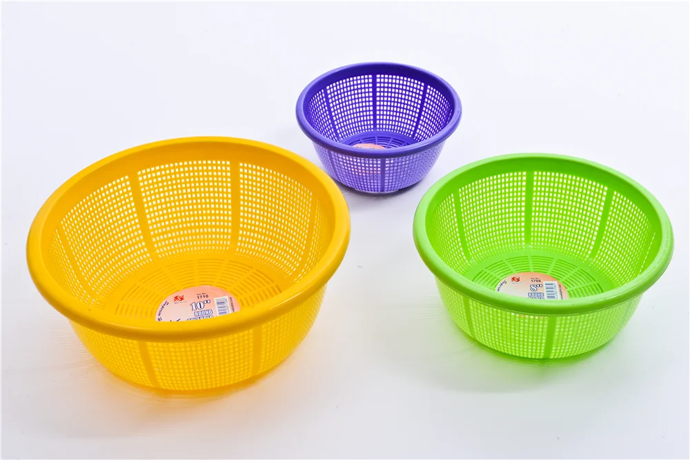 Guaranteed Supplier High Quality PP Plastic Round Filter Basket Non Broken Round Sieve Good Raw Material Safety and Non-Toxic