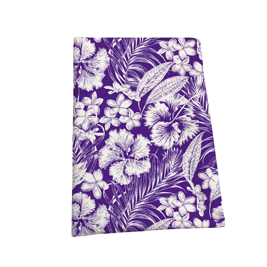 The factory outlet tropical patterns digital printed rayon Aloha Hawaii Fabrics for summer clothing