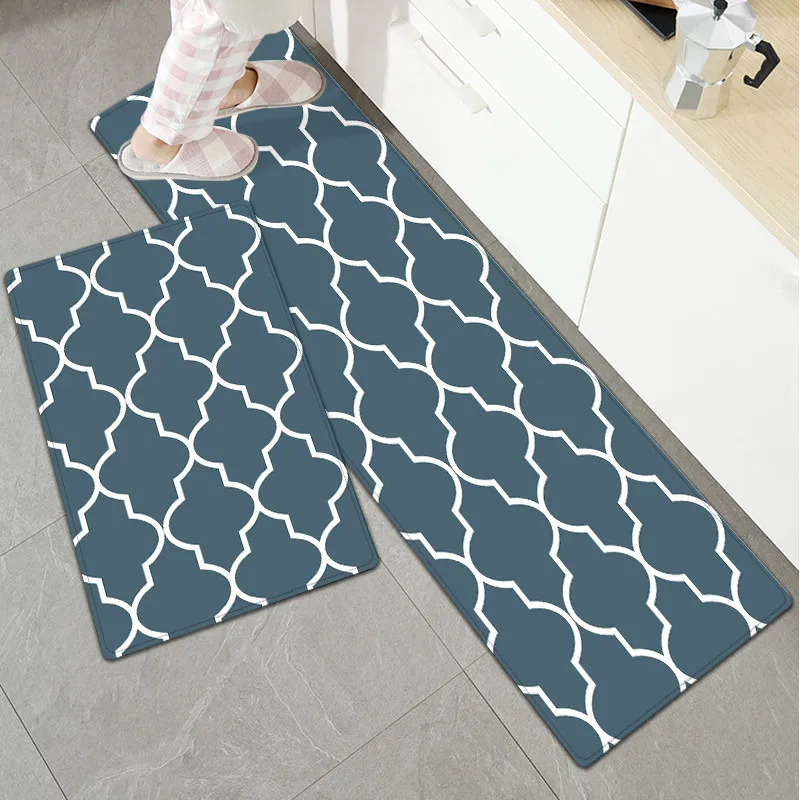 Non-slip Waterproof Mats And Rugs Kitchen Heavy Duty Pvc Cushioned Anti-fatigue Kitchen Rug For Home