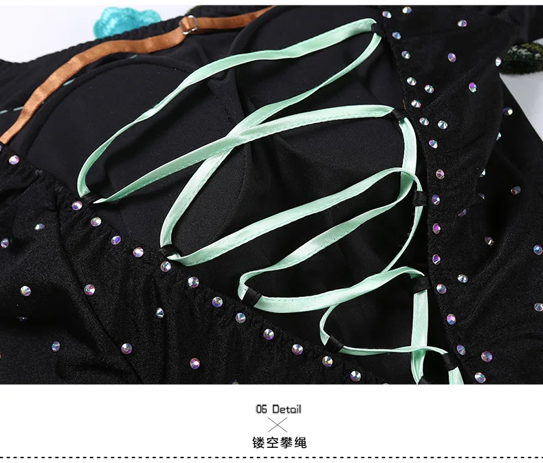 OCTS9021 New latin dance dress salsa tango chacha ballroom competition practice dress