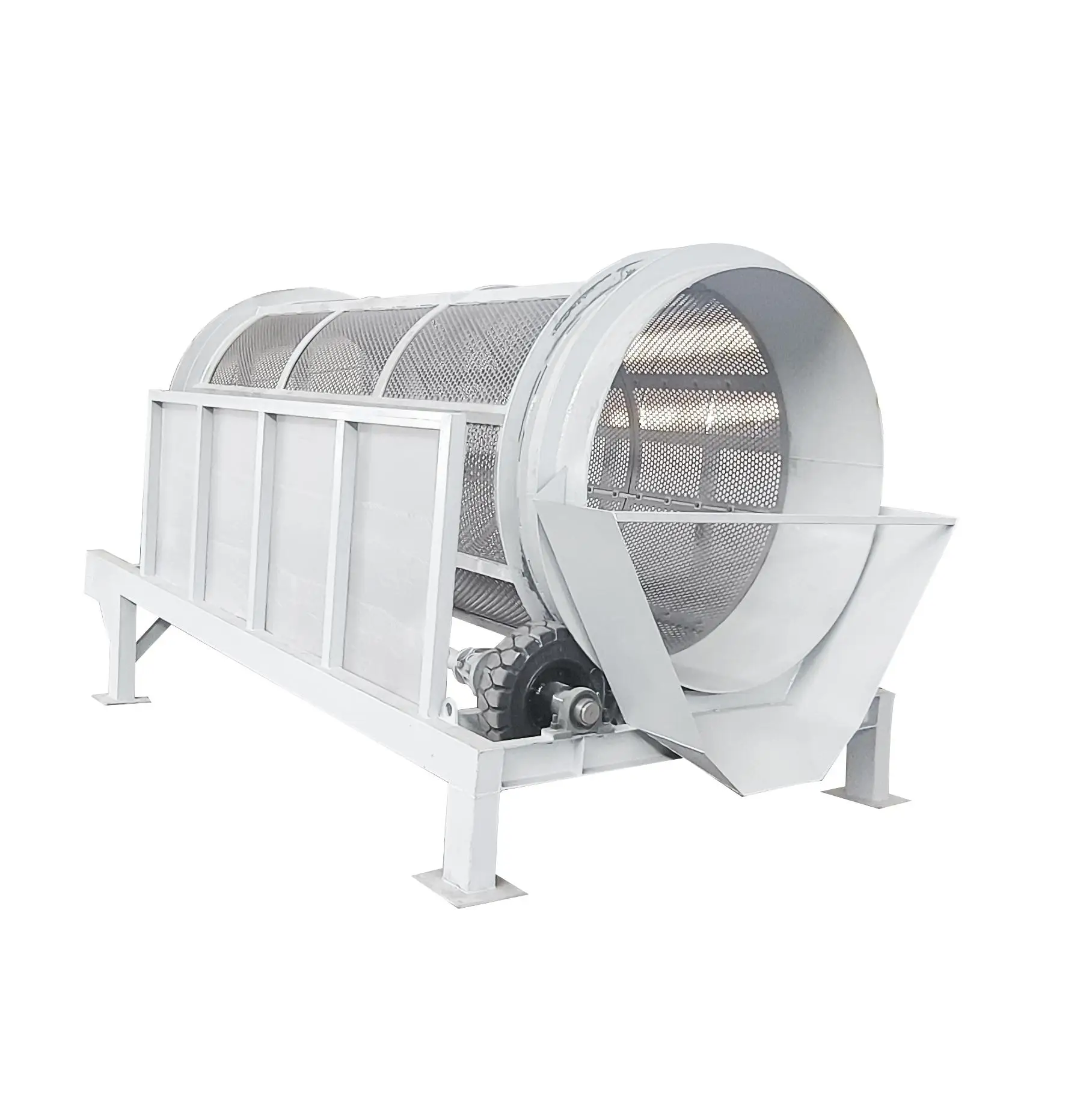 Rotary Trommel Drum Screen for Sand Separator for Manufacturing Plants Trommel Screen Rotary Drum Filter