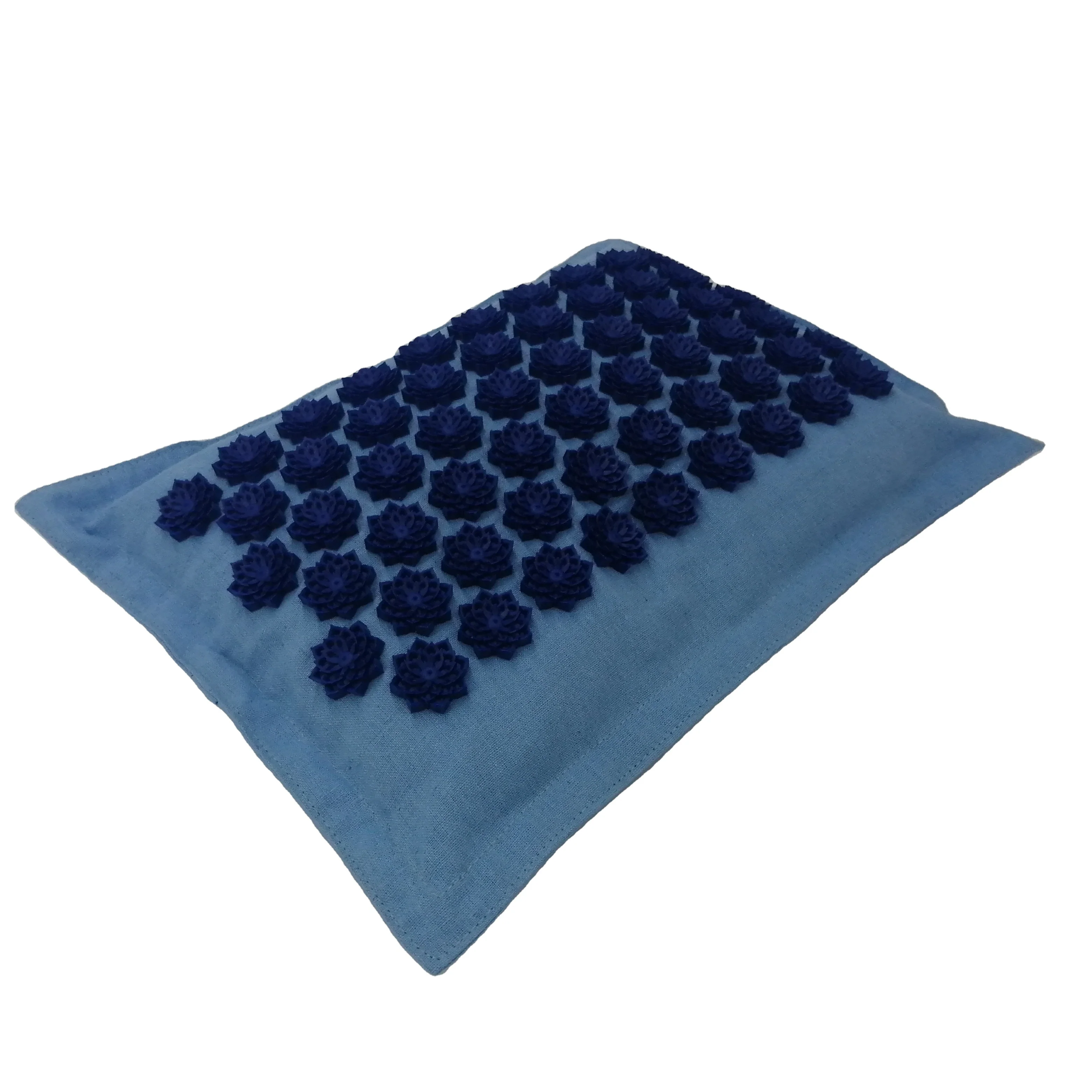 Customized Acupuncture Mat and Pillow for Back and Neck Pain Relief Meditation Cushion Buckwheat Acupressure Massage Mat