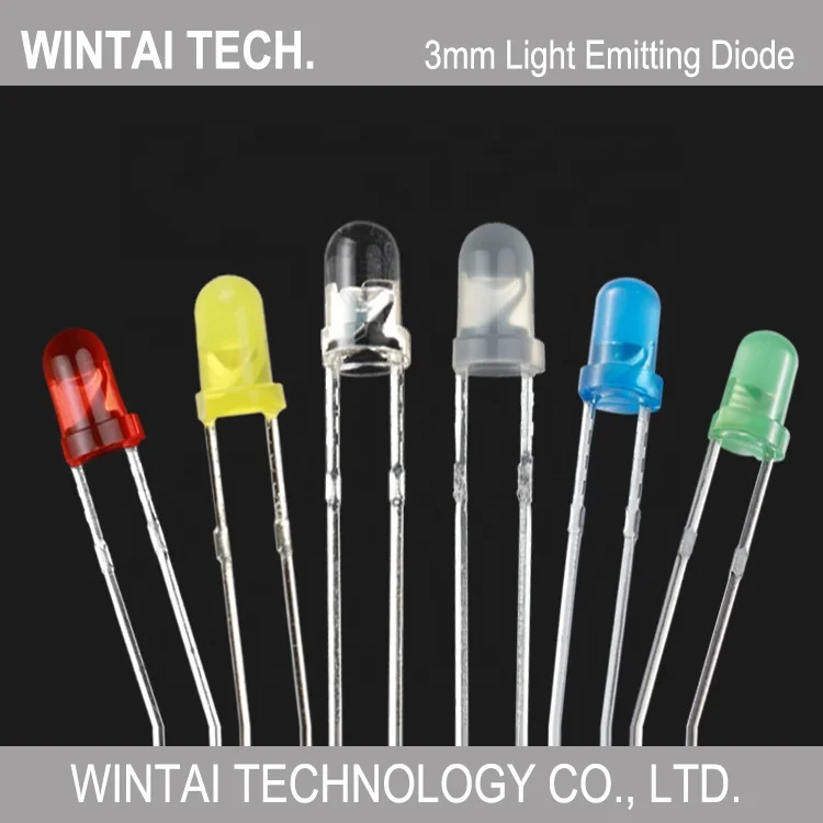 Wintai-Tech China WS2812B 5mm Led Diode Factory RGB Led Diode Supplier Led Diode Light Manufacture