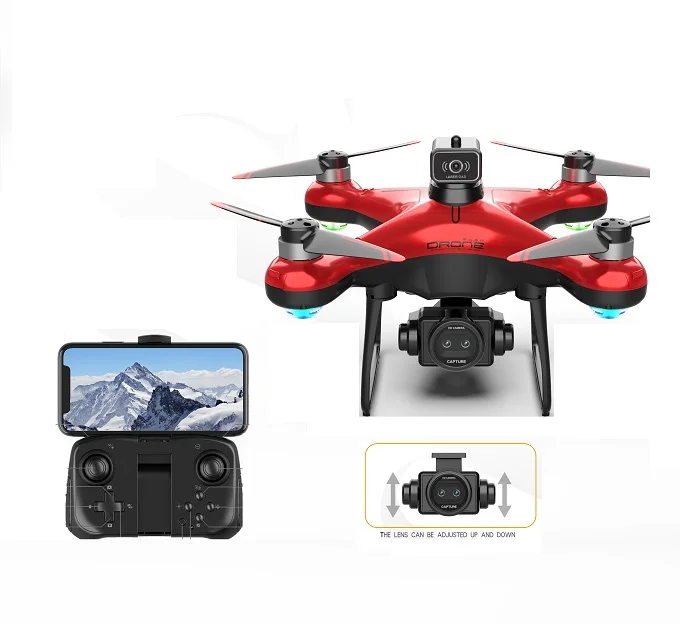 DWI DOWELLIN Dual camera drone accessories Smart Hover RC helicopter Brushless motor Quadcopter Toy