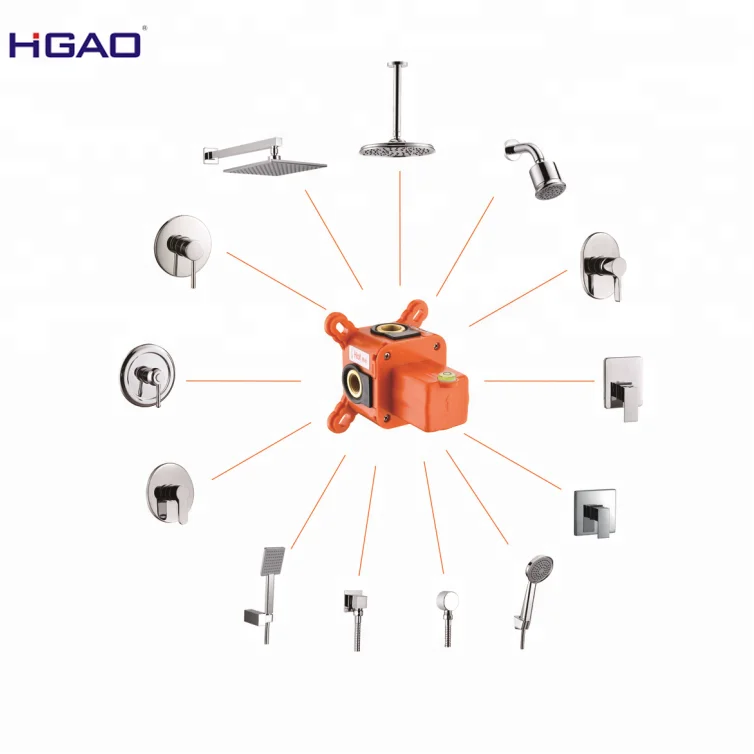 HUAGAO Smart Thermostatic Shower Mixer Diverter Valve CE/CUPC Certified Cold Water Kitchen Bathroom Faucet Accessory Robinet