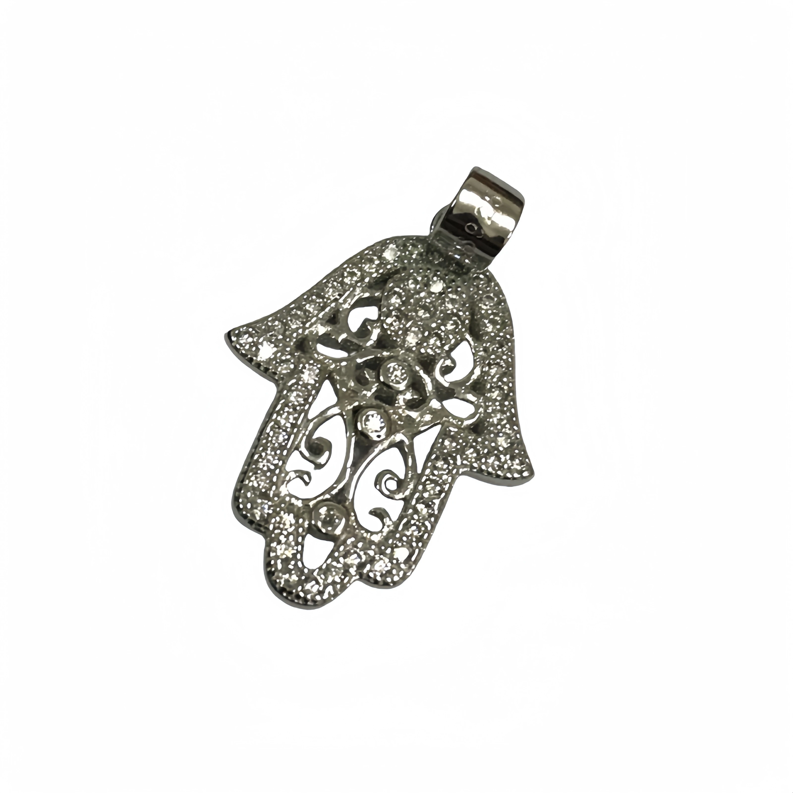 Wholesale Low Price Hand-Shaped Pendant Fashion 925 Silver Pendants Accessories For Women