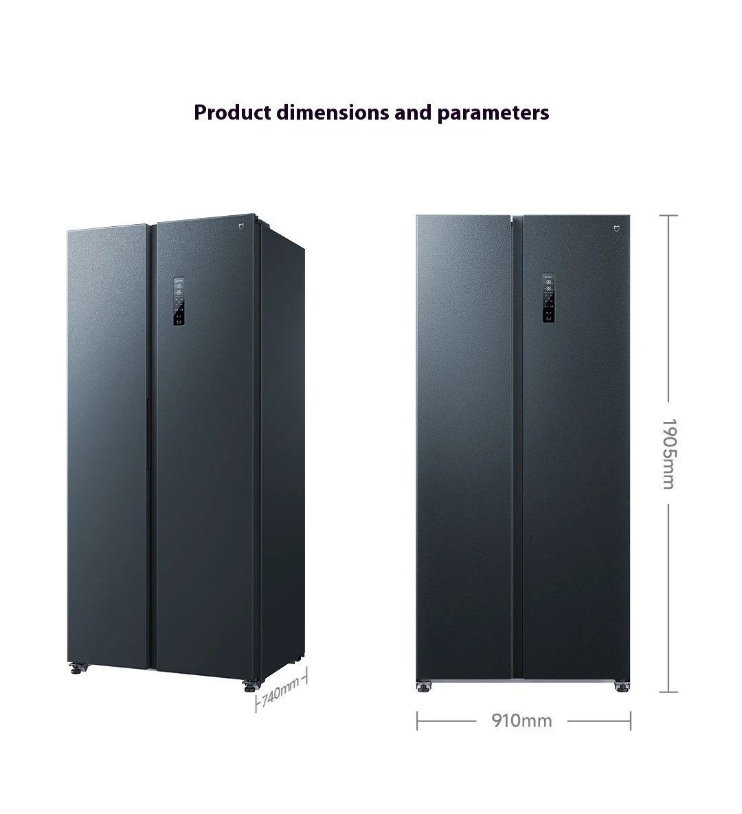 Original Xiaomi Mijia Double door Refrigerator MAX 700L Household Runs With Mijia App