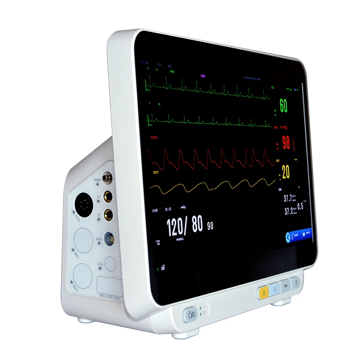 Yonker new medical icu patient monitor custom 2.6kg hospital multi-parameter patient monitoring with trolley