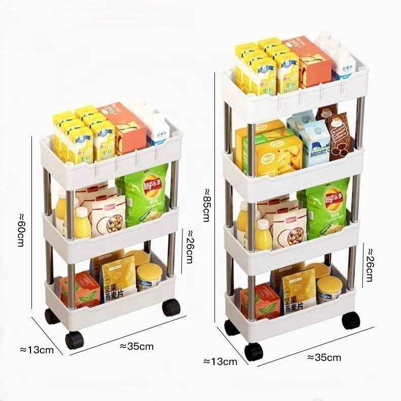 New Arrival Storage Bins Excellent Bathroom Gap Holder Plastic Save Space Shelf SBS558