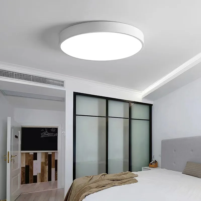 Surface Mount DALI Control Tunable White LED Panel Round Pendant Light 2700K~5700K DALI Dimmable Round Hanging Suspension Light