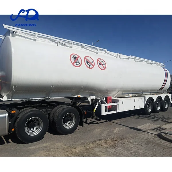 Petrol tank truck trailer  42000L 40000 Litres 45000L fuel tanker truck trailer w 3 axle fuel oil tanker trailer