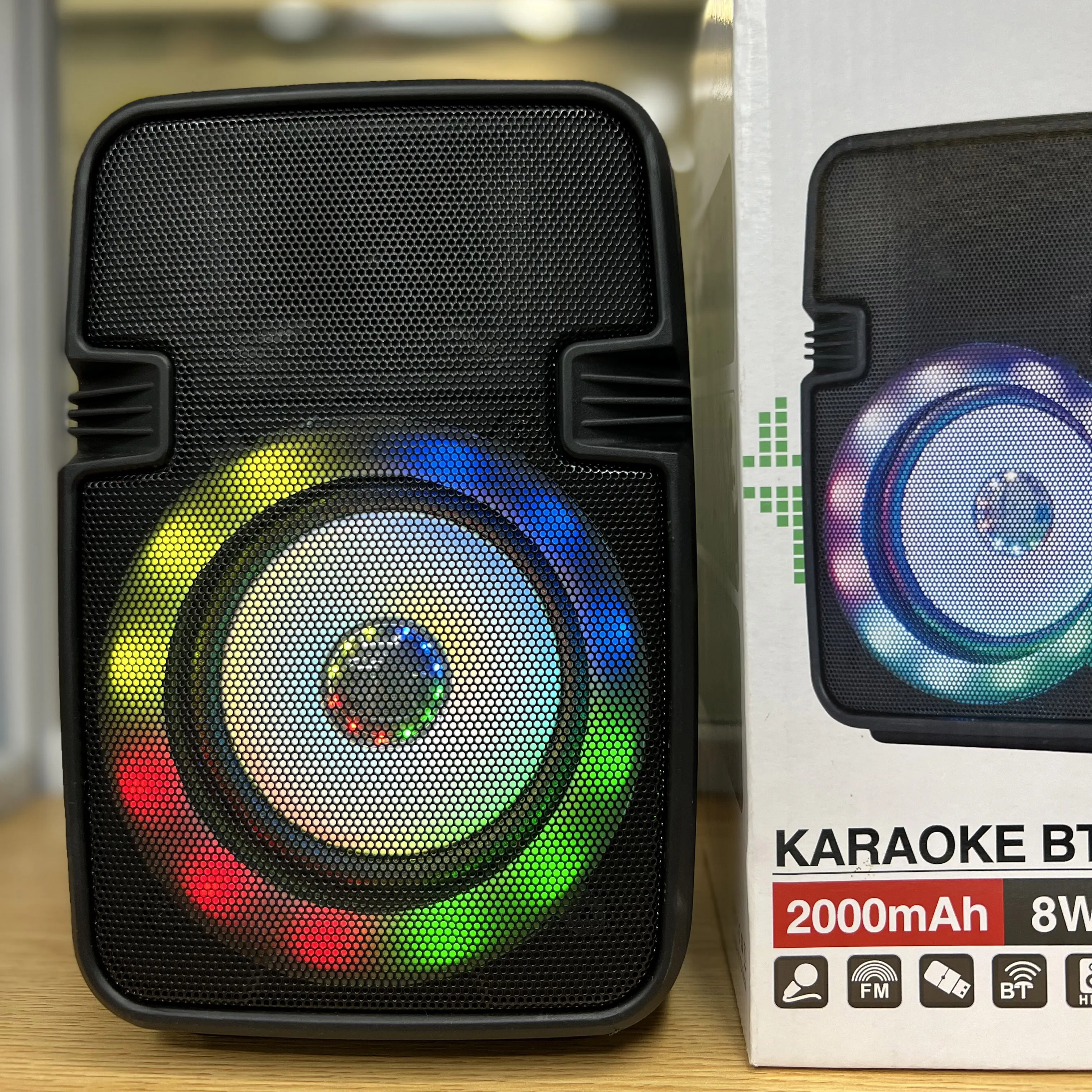 MODORWY karaoke stereo wireless speaker 4 inch 10W portable subwoofer speaker dj speaker