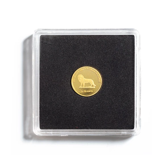 Five-Ounce Silver Proof Coin Scratch Resistant Transparent Acrylic PMMA Ultra Coin Capsules Owl Medal Protection Box