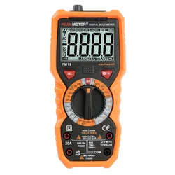 PM18 AC DC Voltmeter NCV Live line Test Hand-held Digital Multimeter Capacitance multimetro True RMS Ampere meter
