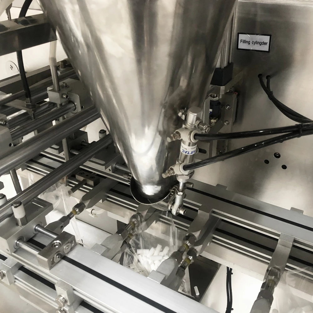 Automatic 30ml Toner Lotion Oil Fruit Jam Honey Energy Gel Premade Special Shape Bag Packing Machine