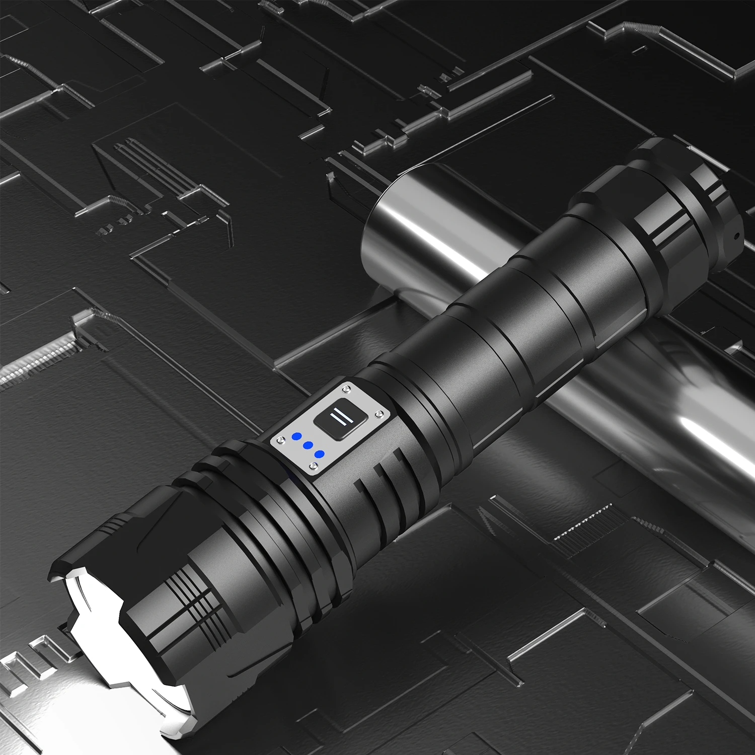 Rechargeable 100000 Lumen Waterproof LED Flashlight 36*LED Light Beads most strongest flashlight with highest lumens combination