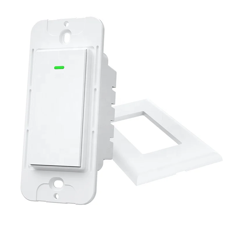 ODM/OEM customizable 15A 125V Electric Us Smart Wifi Wall Timer Switch US Smart WiFi Light Switch With Tuya App