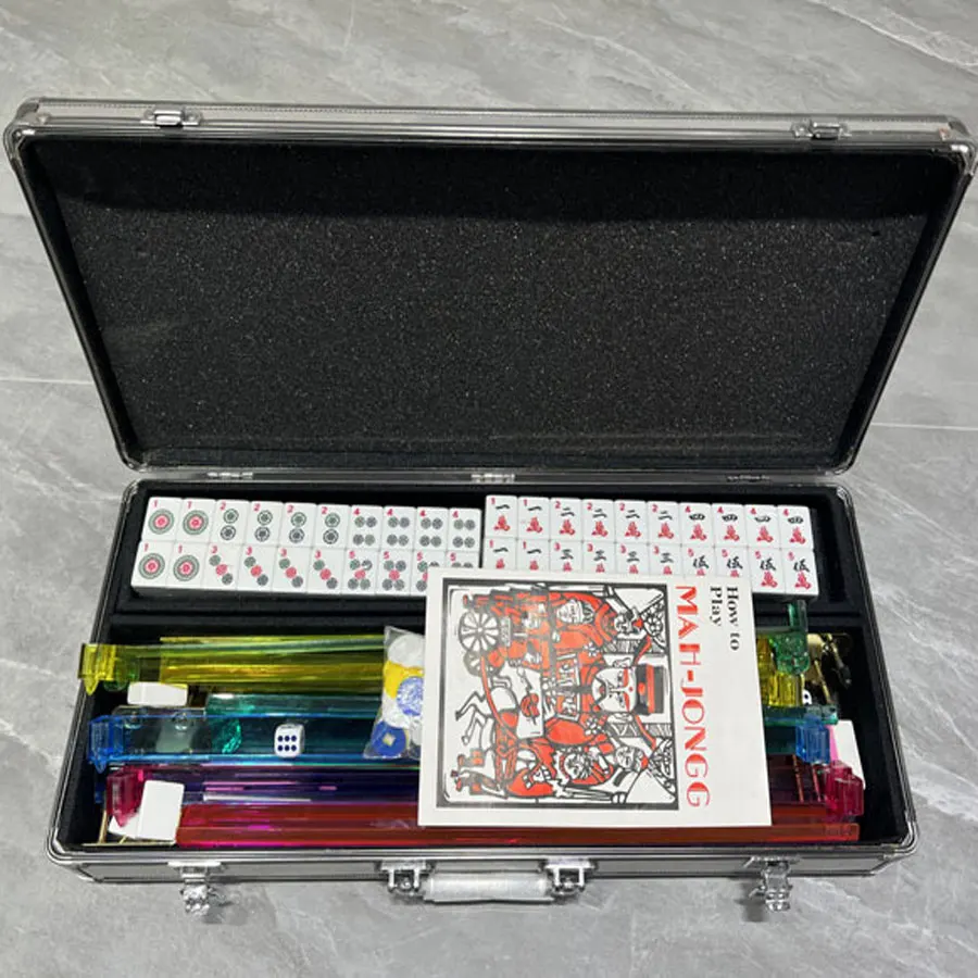 custom mahjong set Chinese American Singapore Malaysia Japanese Mahjong manufacturer and supplier in China