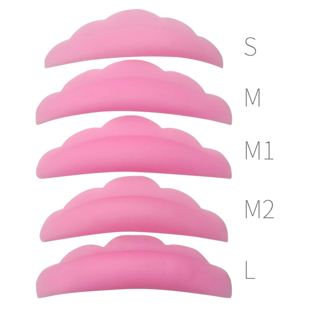 Private Label S/M/L Lash Perm Pad Washable Curler Recycle Eyelash Lifting Tool shields Accessories Soft Silicone Rods Lift
