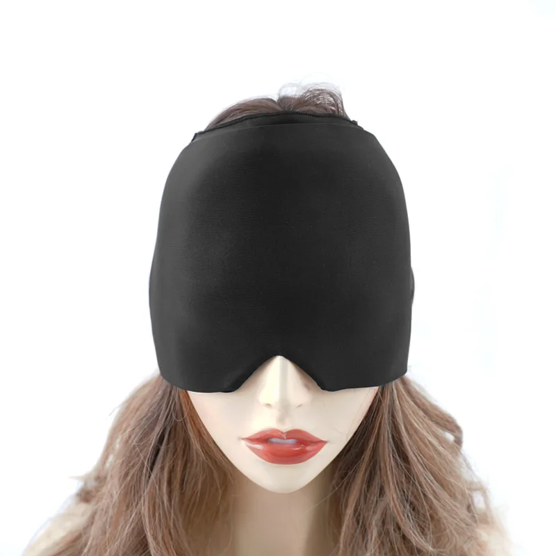 Hot sale premium adjustable putty eye compress wrap ice cooling gel eye sleeping mask