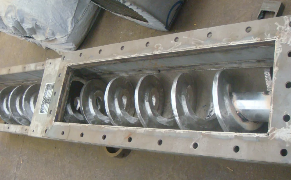 Stainless steel shaftless helix /auger/spiral grain screw feeding conveyor machine with CE approved