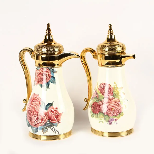 Enamel coffee pot enamel kettle hand water teapot retro home decoration tool