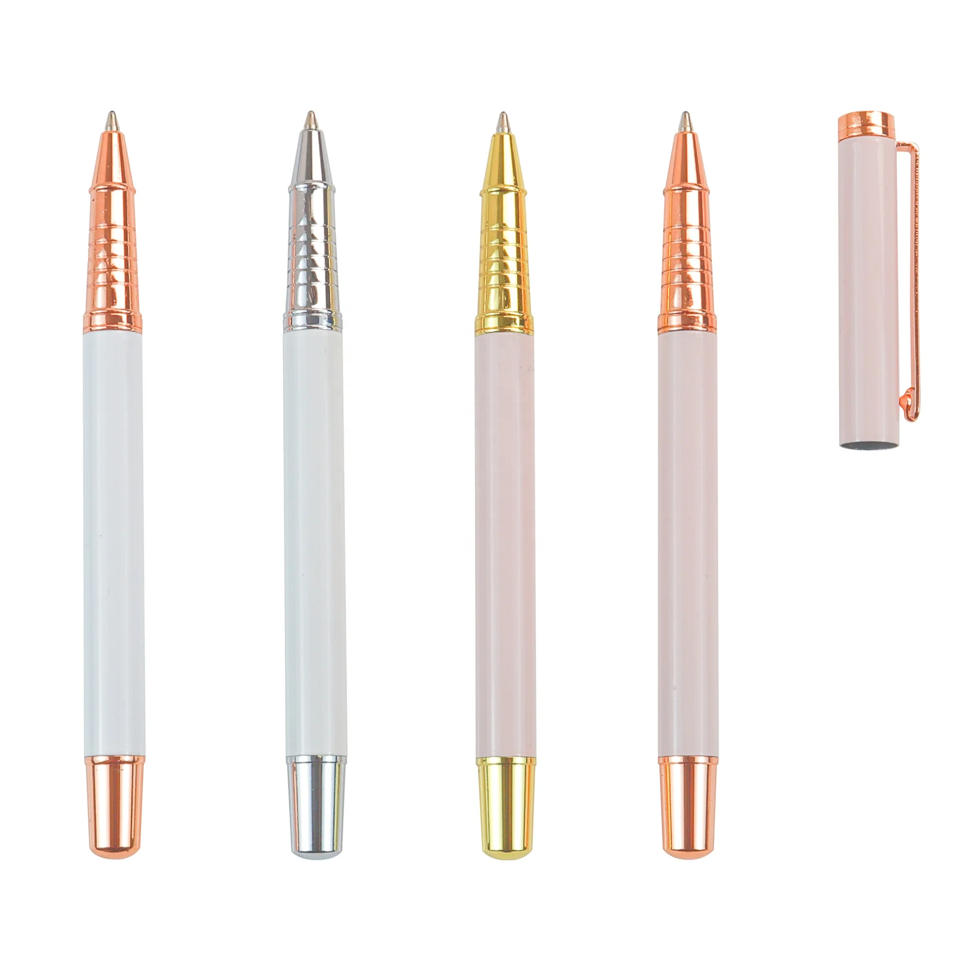 Wholesale metal pen printing logo ballpoint pen advertising gel ink stylus rollerball pen