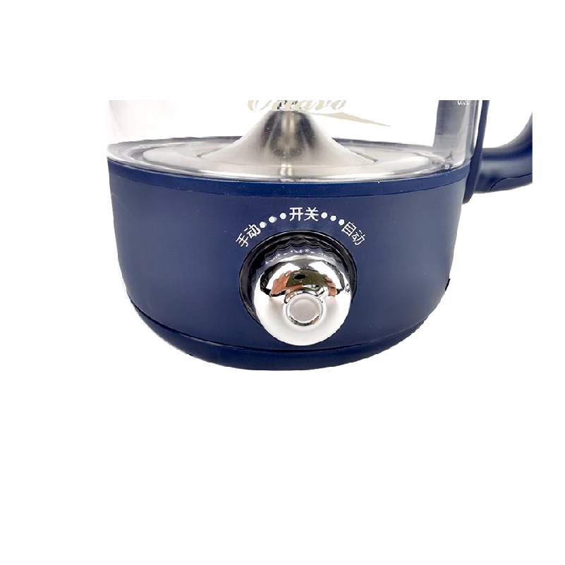 octavo electric glass Appliance 360 Electrical Appliances Kettle blue White Body OEM Customized Steel Anti knob button