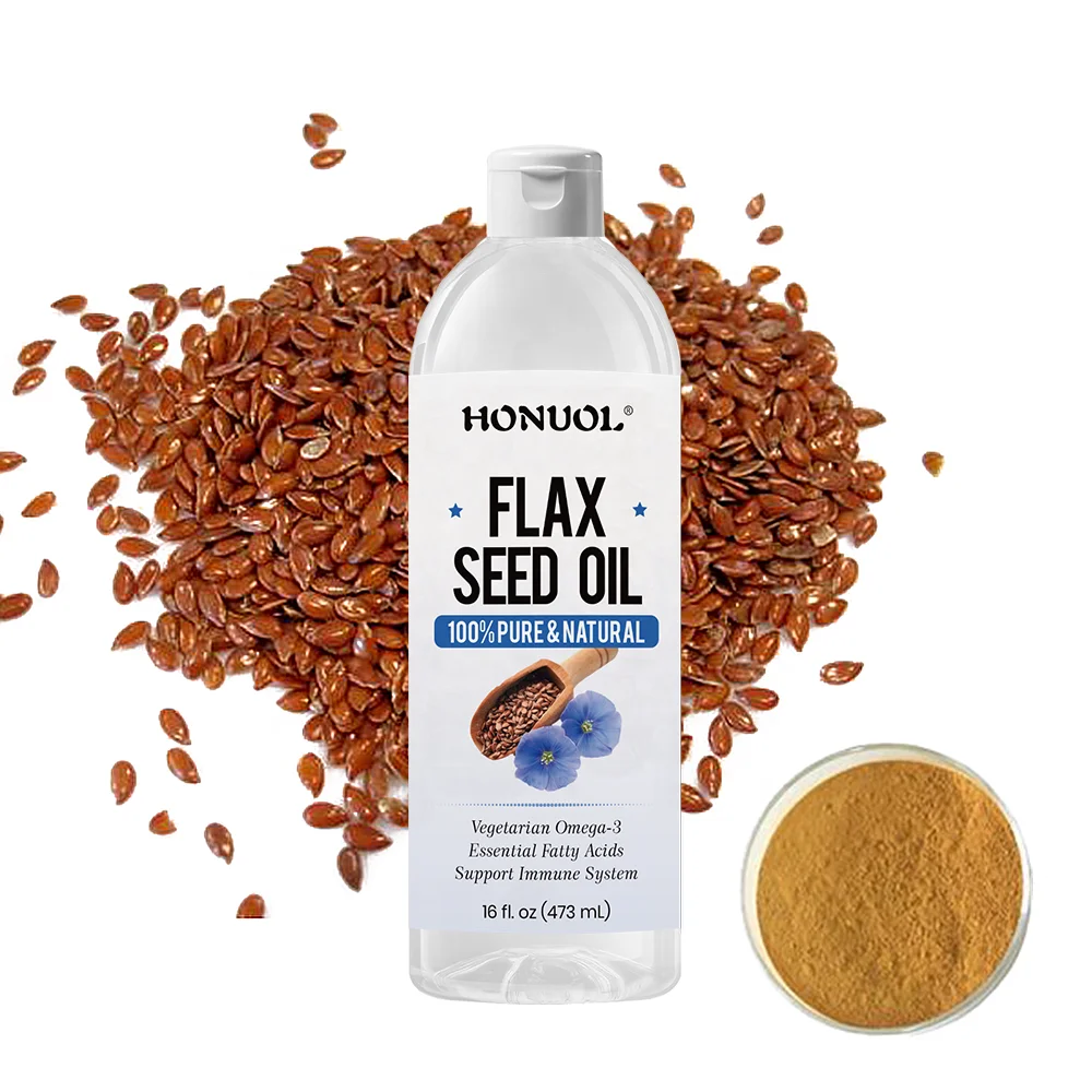 
OEM холоднопрессованное масло льна пищевого класса, 100% натуральное органическое масло семян льна для здоровой кожи волос и ногтей 