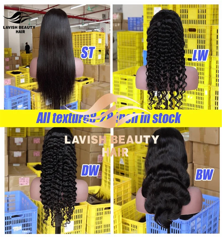 Lavishbeauty Pre Plucked Transparent Virgin Brazilian Human Hair Lace Front Wig With Baby Hair Short Blond 613 Front Lace Wigs