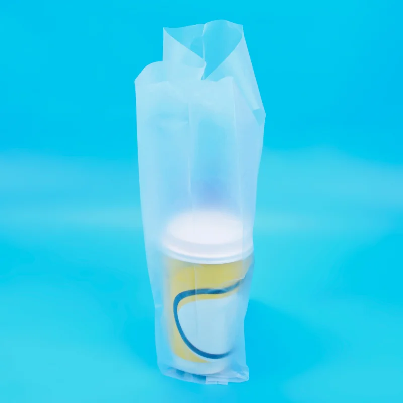 Best Price Coffee Tea Milk Cup Holder Take Away Carrier Bag Thickened Double Drink Disposable Plastic Cup Bag