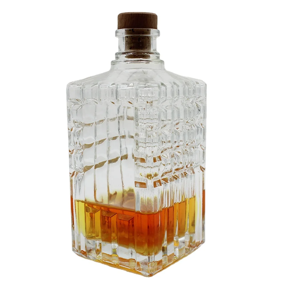 Alcohol vodka drink gin super flint glass bottle by  manufacturer