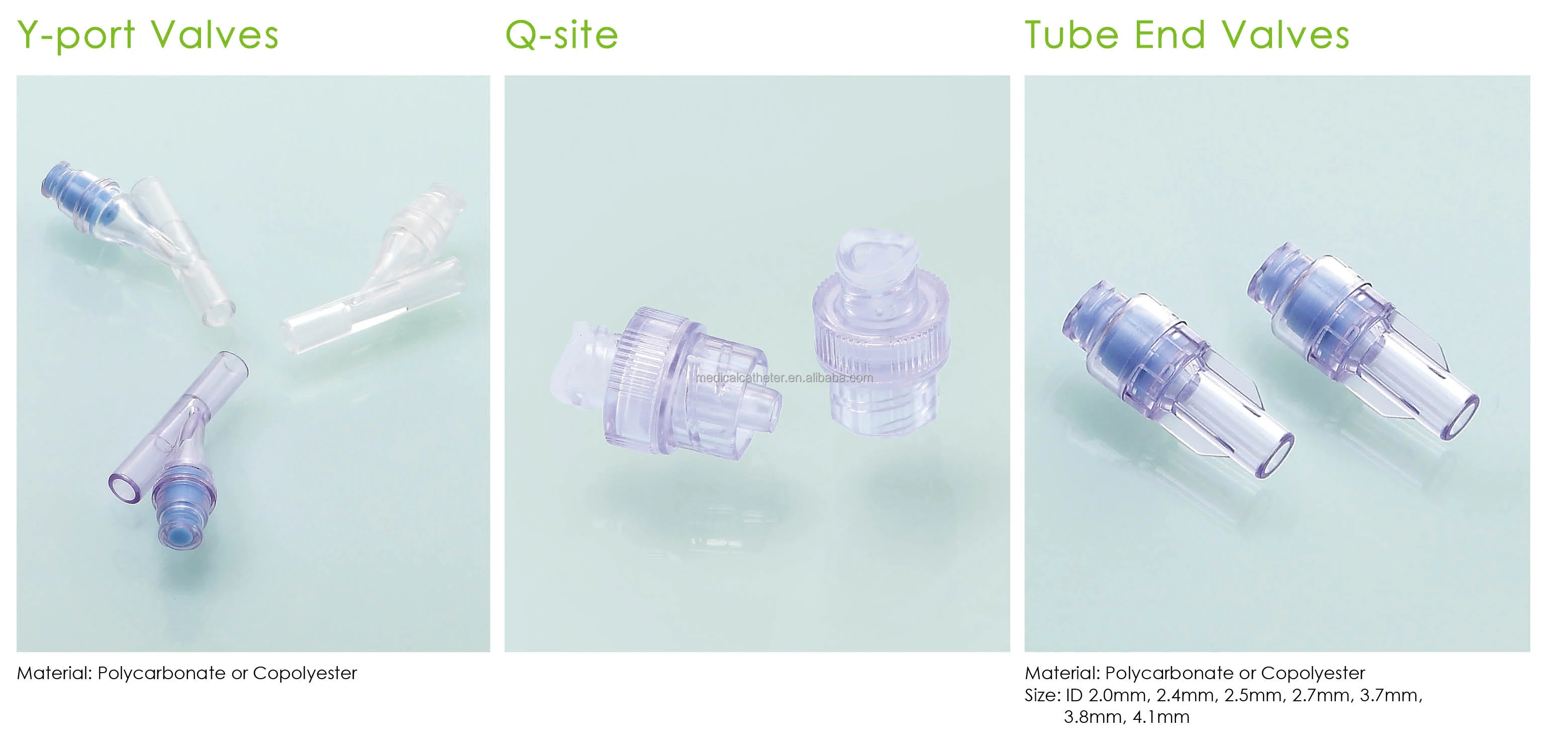 Transparent Straight Sterile General Medical Y Valve Needleless Needle Free Connector Price