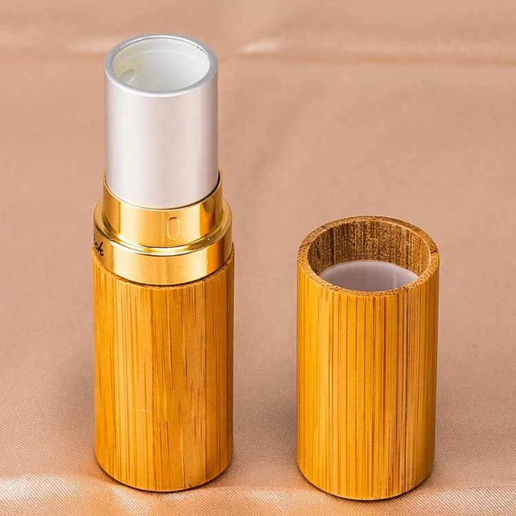 5 г, Королевский макияж, тюбик для губной помады, частная марка, Золотой ошейник, бамбуковый контейнер для губной помады