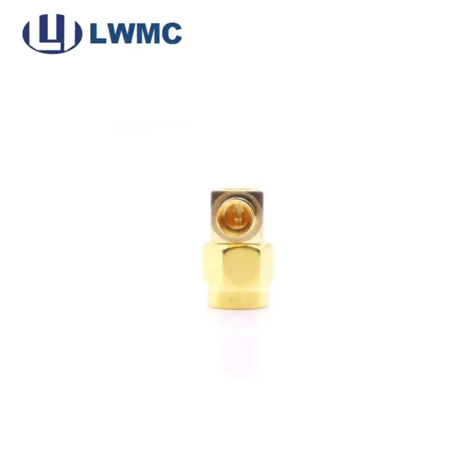 wholesale 50 ohm  SMA right angle male female solder for .141 cable