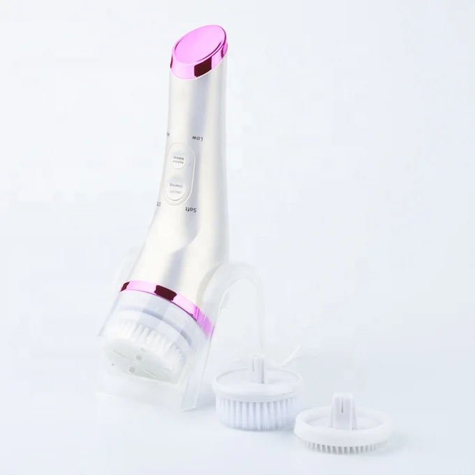 
2019 portable electric sonic brightening face skin facial cleansing brush for deep cleansing 