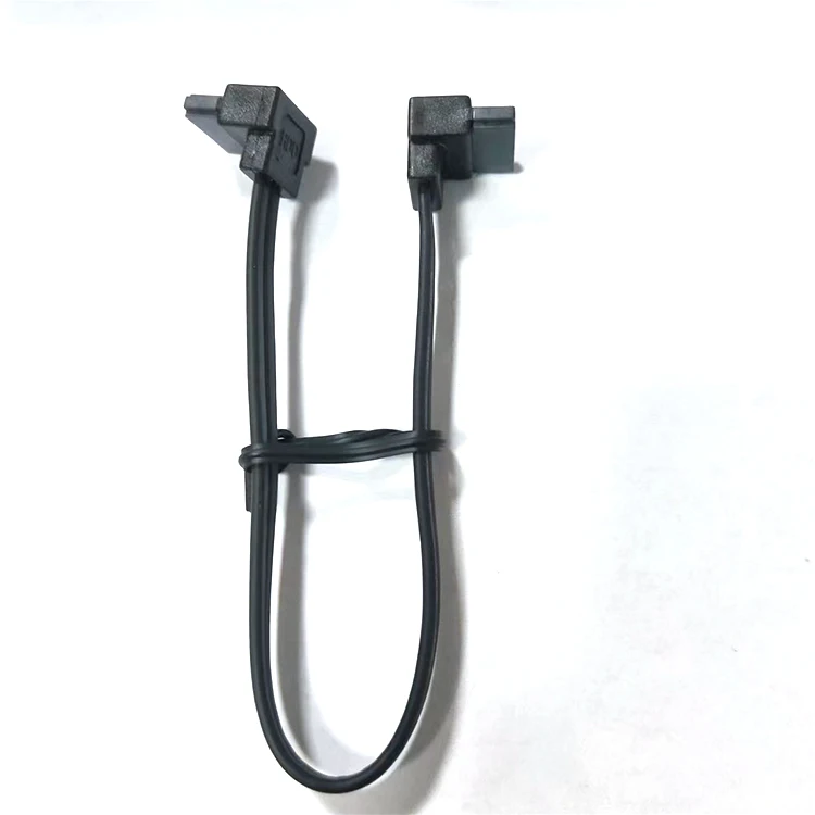 UL20851 28awg SATA 7Pin Right Angle 90 Degree to 270 Degree Serial ATA HDD Cable For Computer Hard Disk