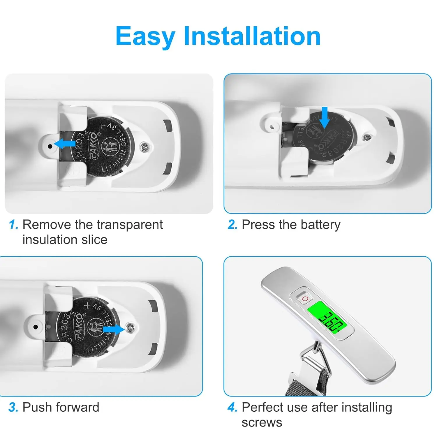 Factory OEM Custom Promotional Gift Small ABS 50kg Portable Travel Luggage Scale