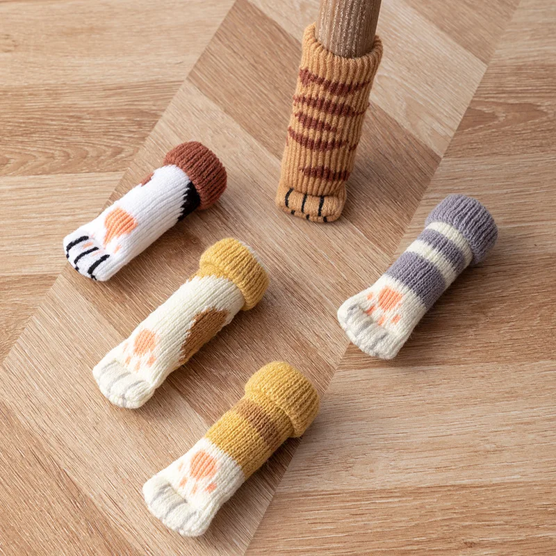 
Hot sale knitted wear-resistant silent non-slip table leg table leg chair cap cover 