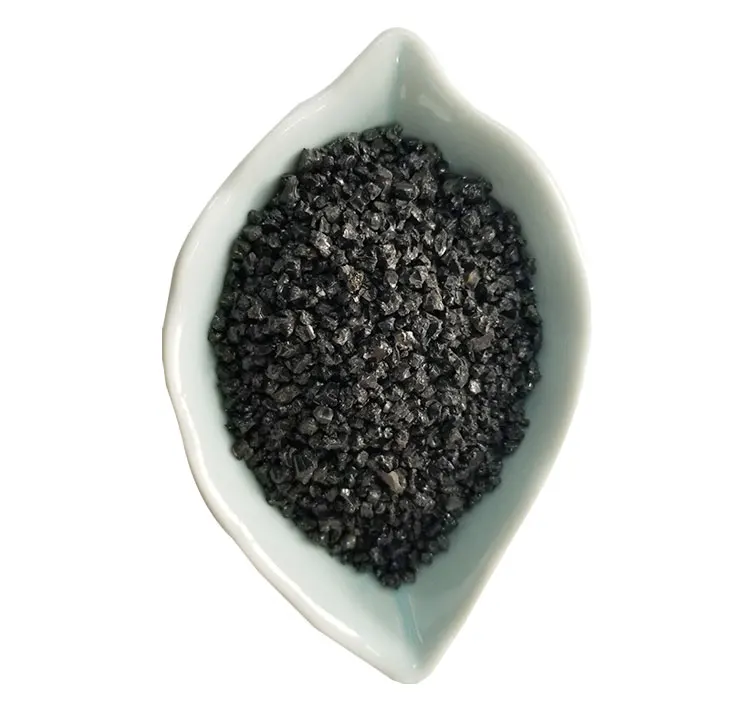 Bulk black emery silicon carbide sand for floor aggregate