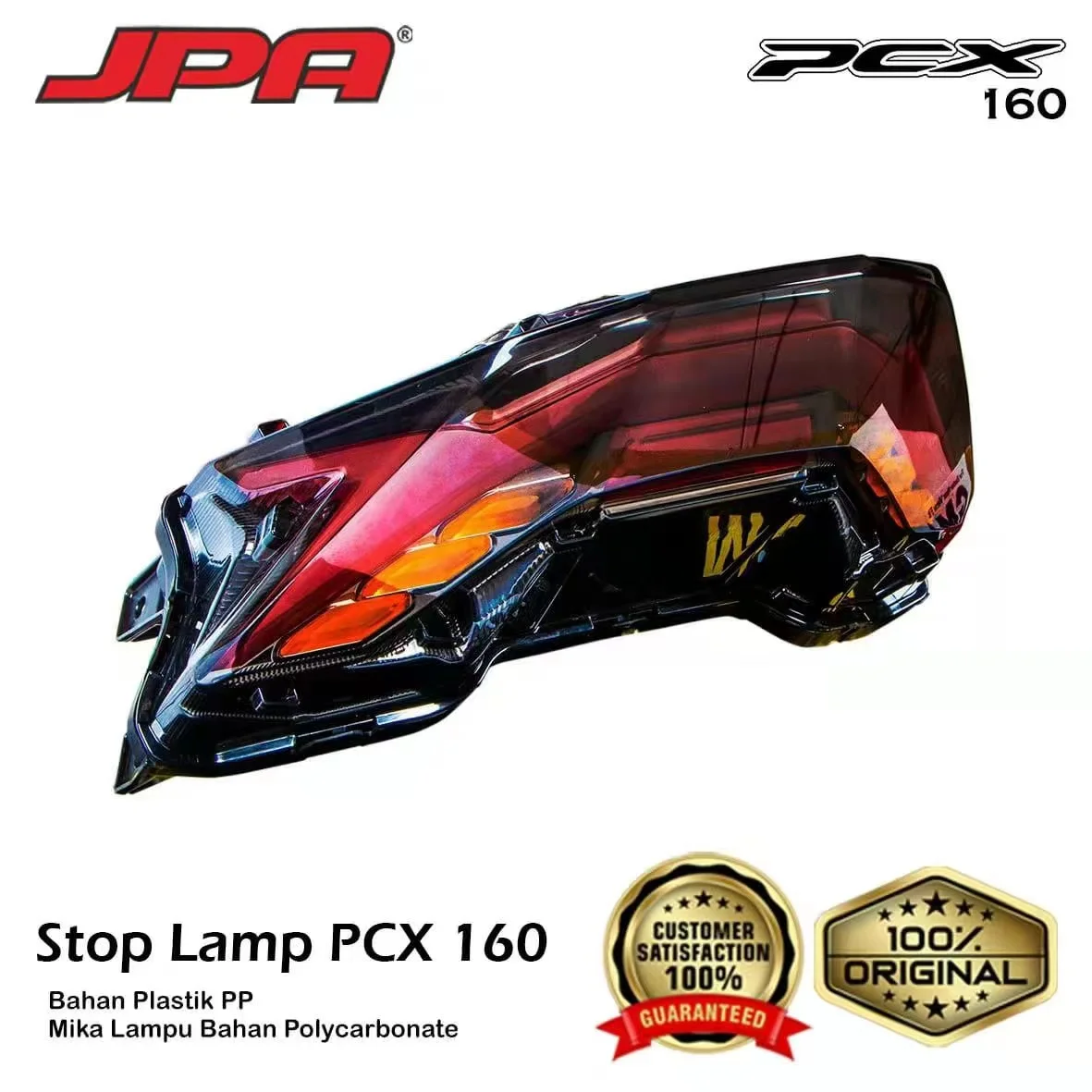 NEW Modified  JPA LED  rear brake stop light PCX 125 160 2021 tail  Lamp  for Honda  Motorcycle Accessories