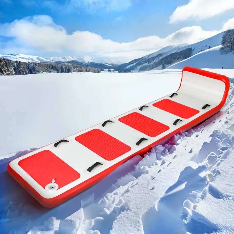 3M Snow Toy Outdoor Towable Boat Mat Inflatable Snow Tube Sled With Sturdy Handles